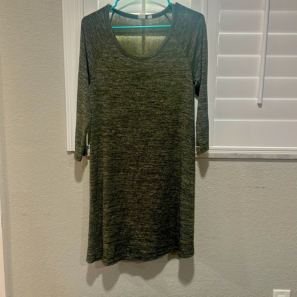 Gap dress, olive heather, size Small